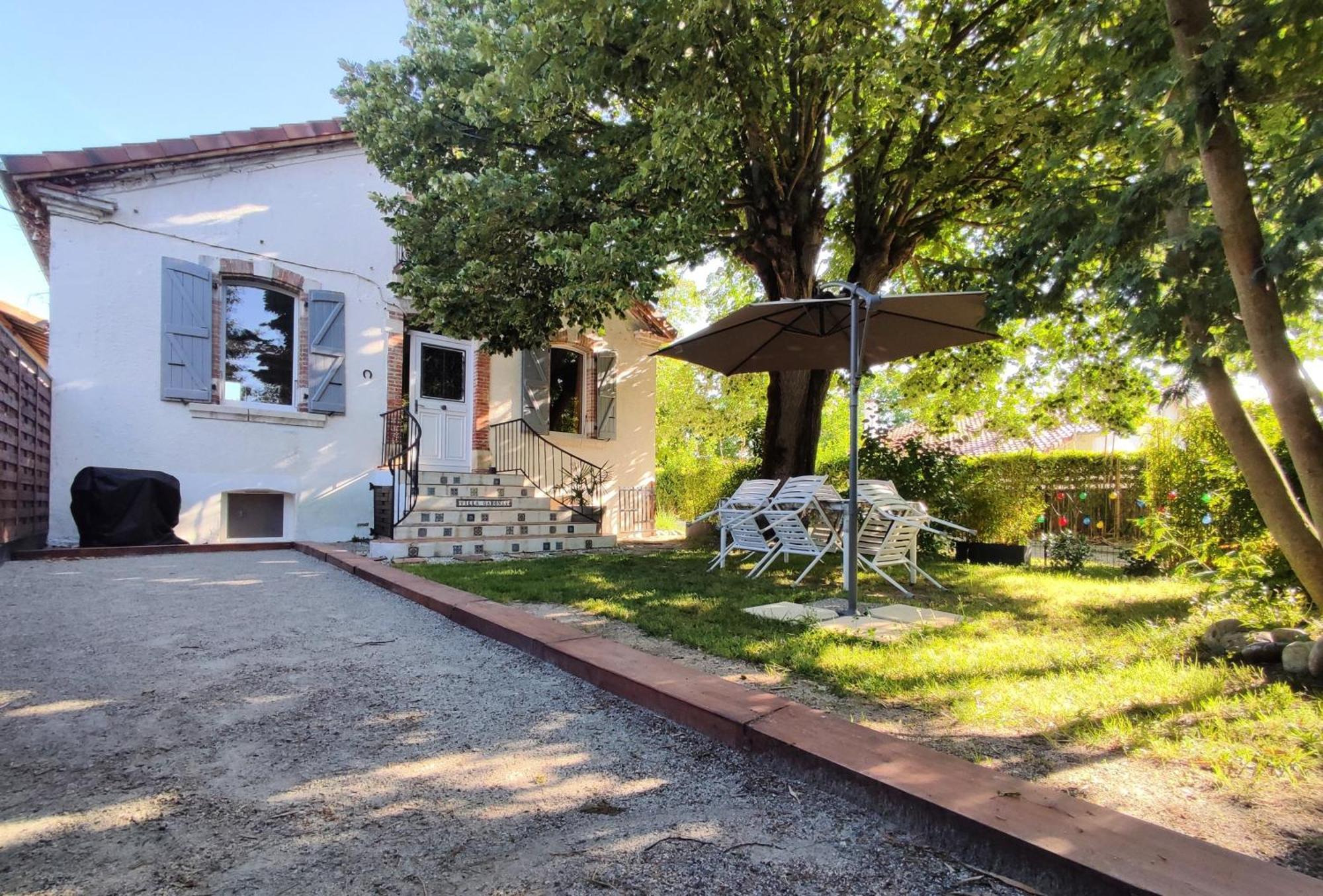 Villa Garona Avec Billard Proche Pyrenees Cazeres エクステリア 写真